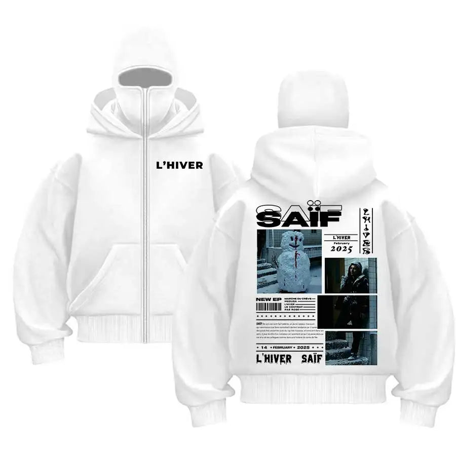 Pull Saïf à Cagoule